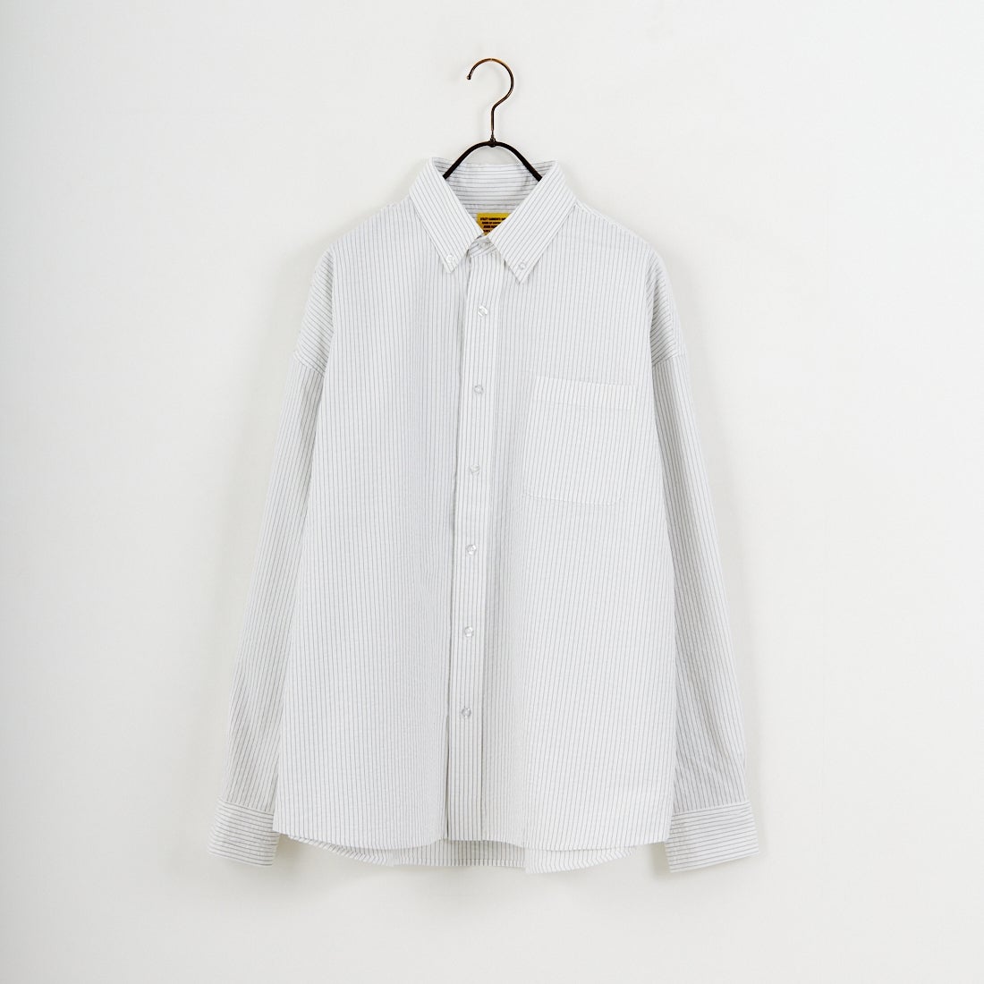 Jeans Factory Clothes [ジーンズファクトリークローズ] ビッグボタンダウンシャツ [JFC-261-023] A WH/BK ST