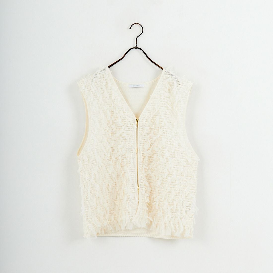 CHIGNON [シニヨン] チュールレースドッキングベスト [8556-490NH]