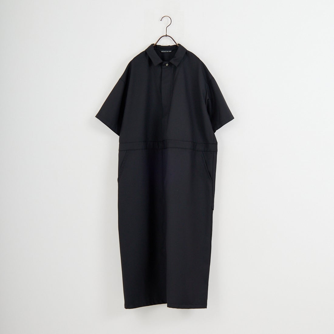 mizuiro ind [ミズイロインド] ペインターライクワンピース [1-250073] 99 BLACK
