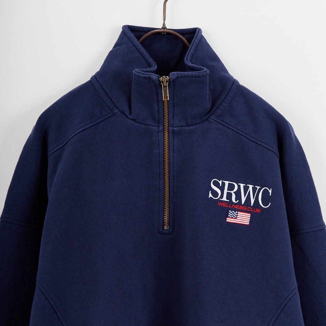 Sporty&Rich [スポーティアンドリッチ] ノーティカル刺繍ハーフジップスウェット [ST08163177] D.NAVY