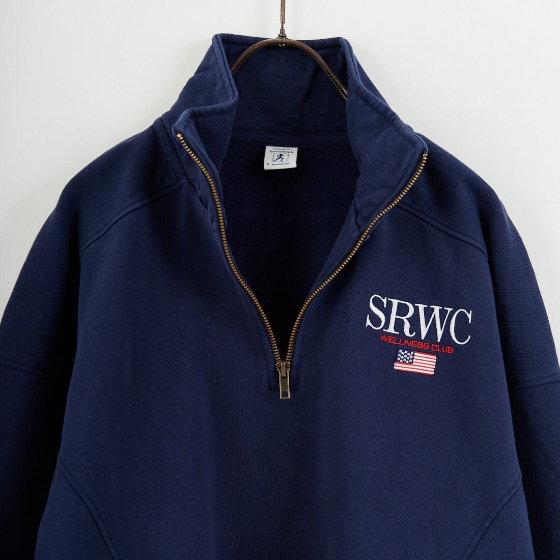 Sporty&Rich [スポーティアンドリッチ] ノーティカル刺繍ハーフジップスウェット [ST08163177] D.NAVY