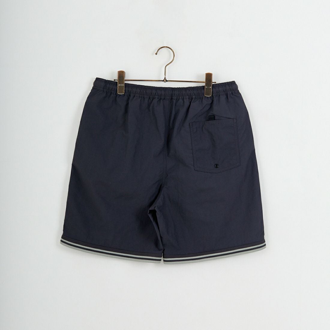 FRED PERRY [フレッドペリー] 別注 ツインティップライン ワンポイントロゴ刺繍 スイムショートパンツ [FPM-26S-020JF]  ANCHOR GRE