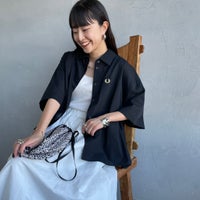 BLACK/CHAM&&モデル身長：150cm 着用サイズ：10&&