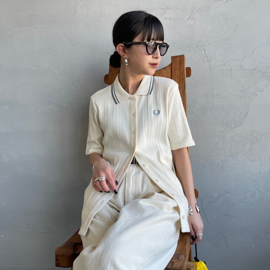 ECRU/STOCK &&モデル身長：150cm 着用サイズ：10&&