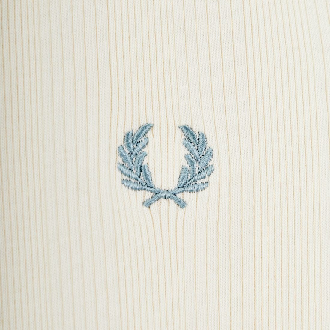 FRED PERRY [フレッドペリー] 別注 ツインティップライン リブポロシャツ [FPW-26S-033JF] ECRU/STOCK
