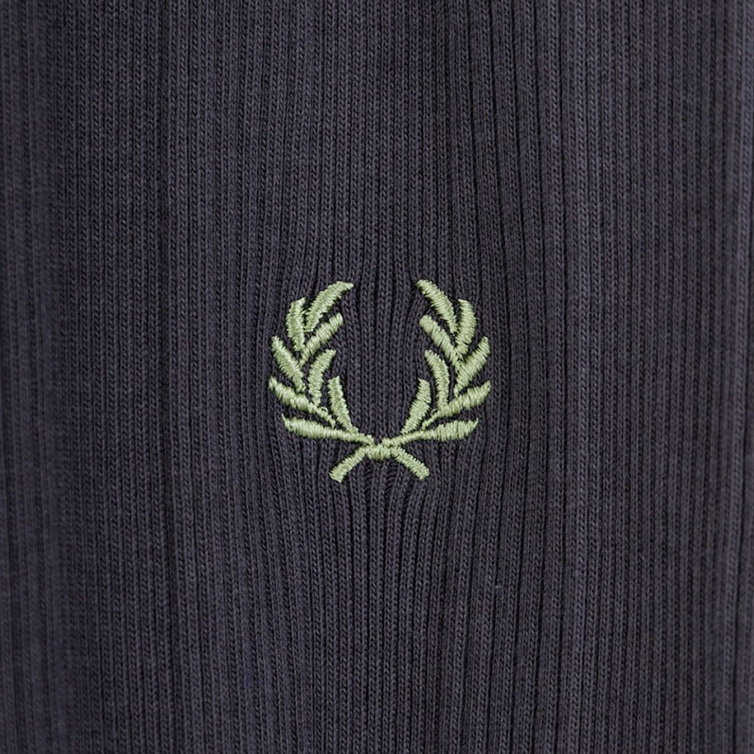 FRED PERRY [フレッドペリー] 別注 ツインティップライン リブポロシャツ [FPW-26S-033JF] ANCHOR GRE