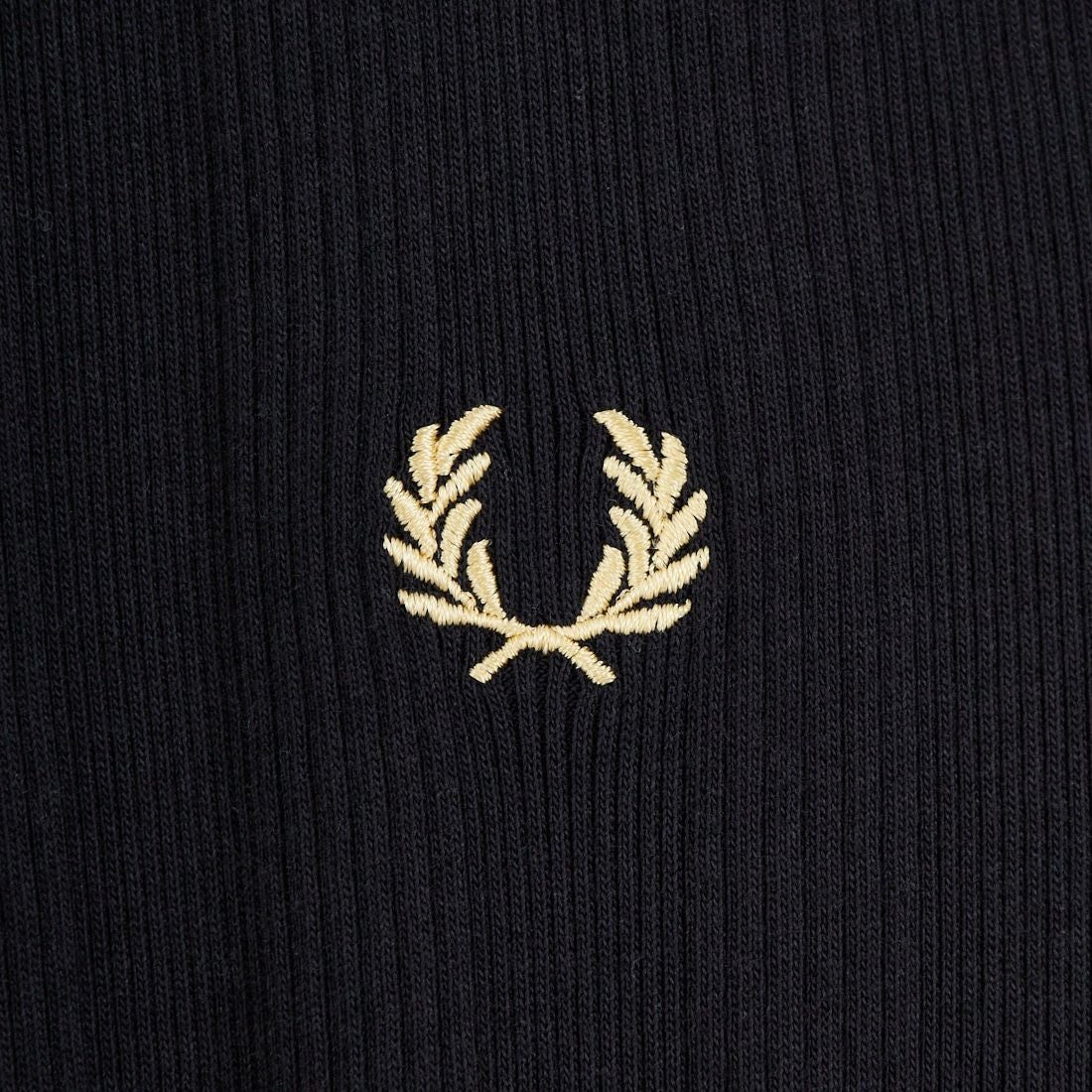 FRED PERRY [フレッドペリー] 別注 ツインティップライン リブポロシャツ [FPW-26S-033JF] BLACK/CHAM