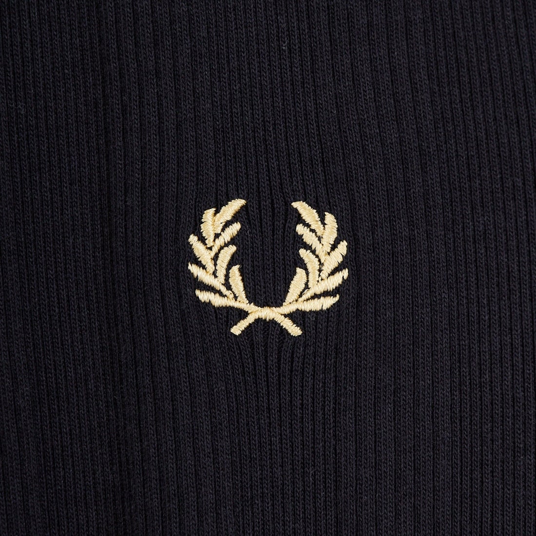 FRED PERRY [フレッドペリー] 別注 ツインティップライン リブポロシャツ [FPW-26S-033JF] BLACK/CHAM