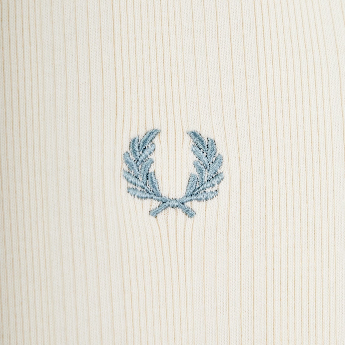 FRED PERRY [フレッドペリー] 別注 ツインティップライン リブポロシャツ [FPW-26S-033JF] ECRU/STOCK