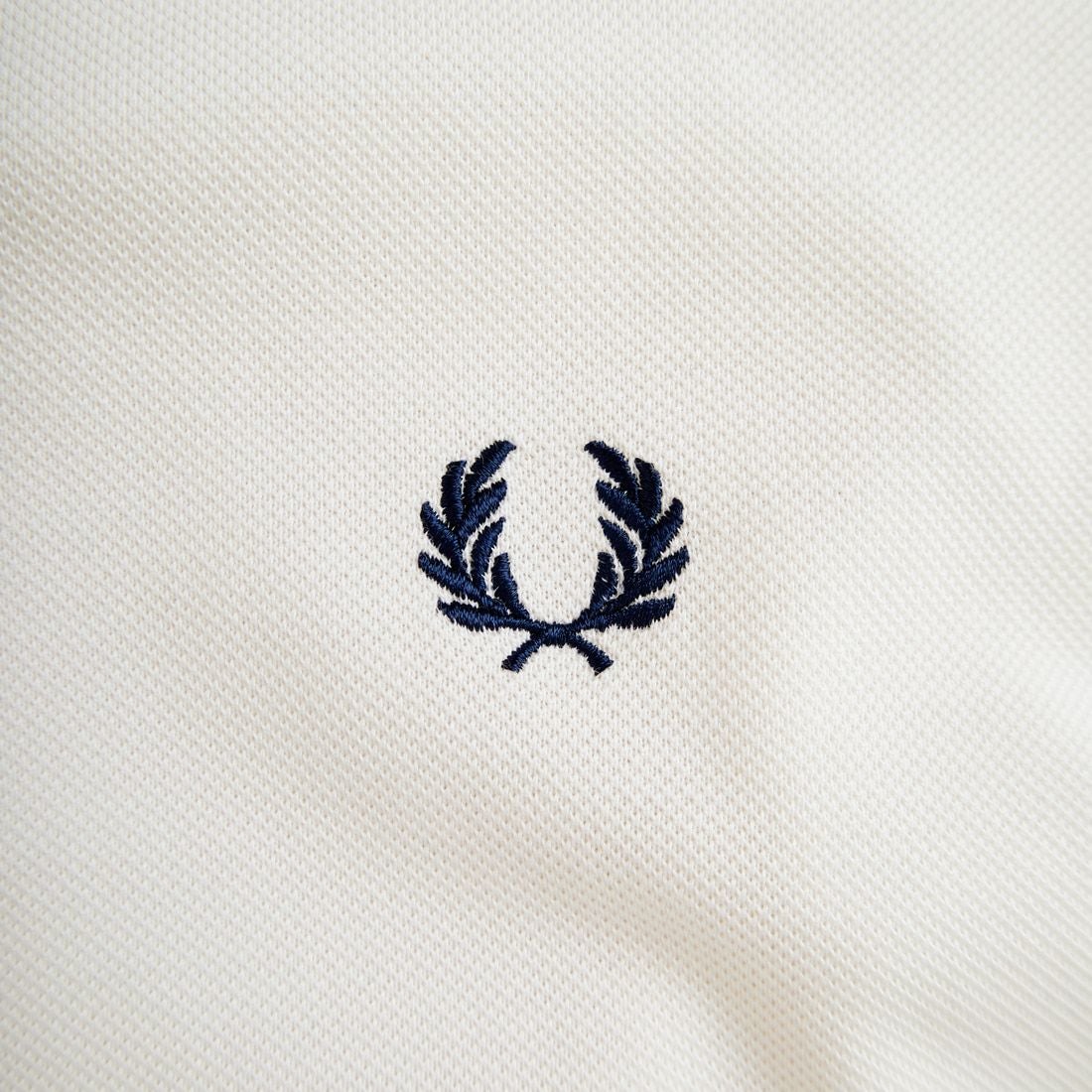 FRED PERRY [フレッドペリー] 別注 ツインティップライン ワイドシルエット鹿の子Tシャツ [FPM-26S-021JF] SNOW WHITE