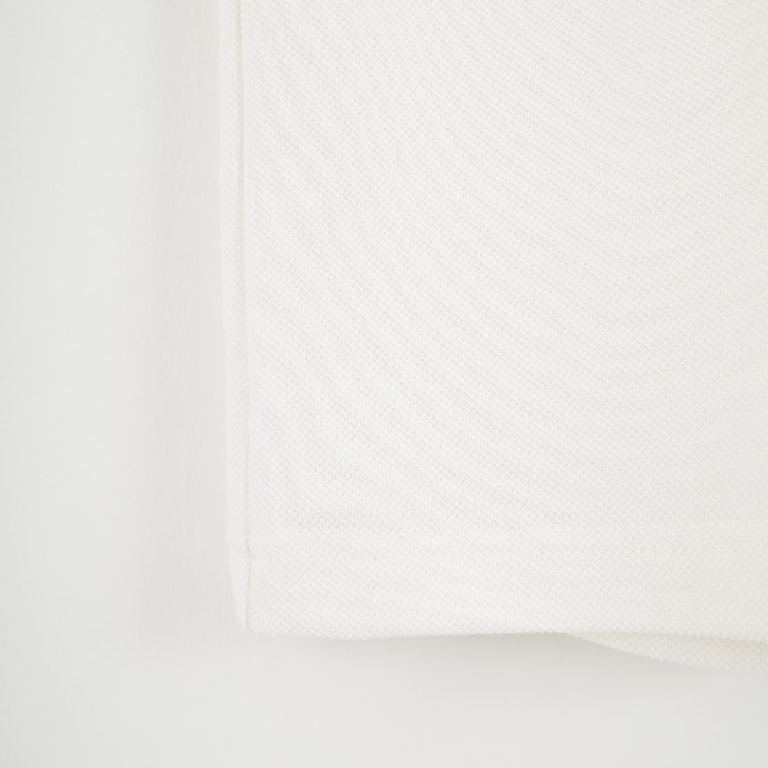 FRED PERRY [フレッドペリー] 別注 ツインティップライン ワイドシルエット鹿の子Tシャツ [FPM-26S-021JF] SNOW WHITE