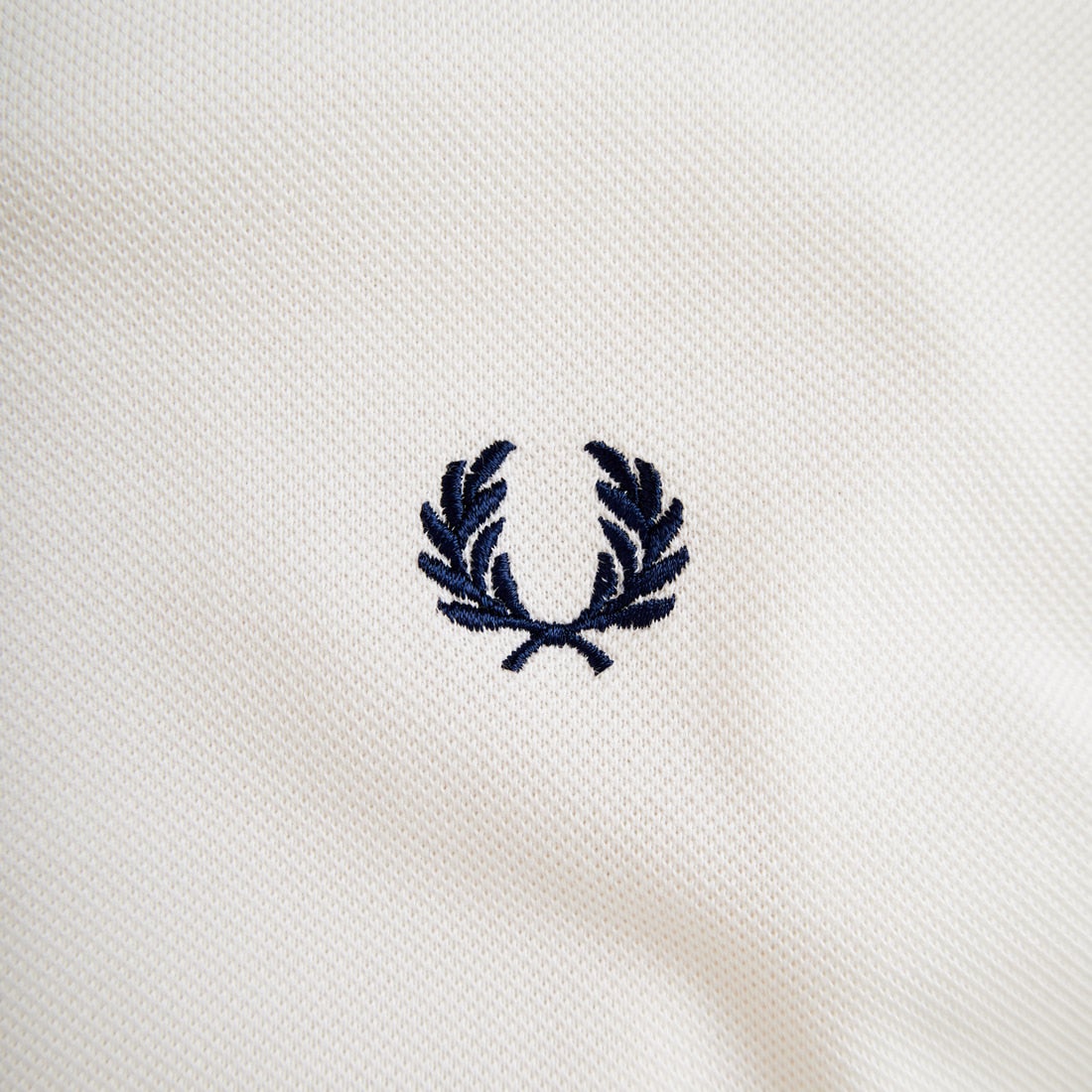 FRED PERRY [フレッドペリー] 別注 ツインティップライン ワイドシルエット鹿の子Tシャツ [FPM-26S-021JF] SNOW WHITE
