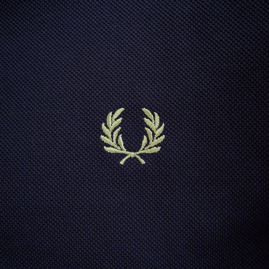 FRED PERRY [フレッドペリー] 別注 ツインティップライン ワイドシルエット鹿の子Tシャツ [FPM-26S-021JF] NAVY/SEAGR