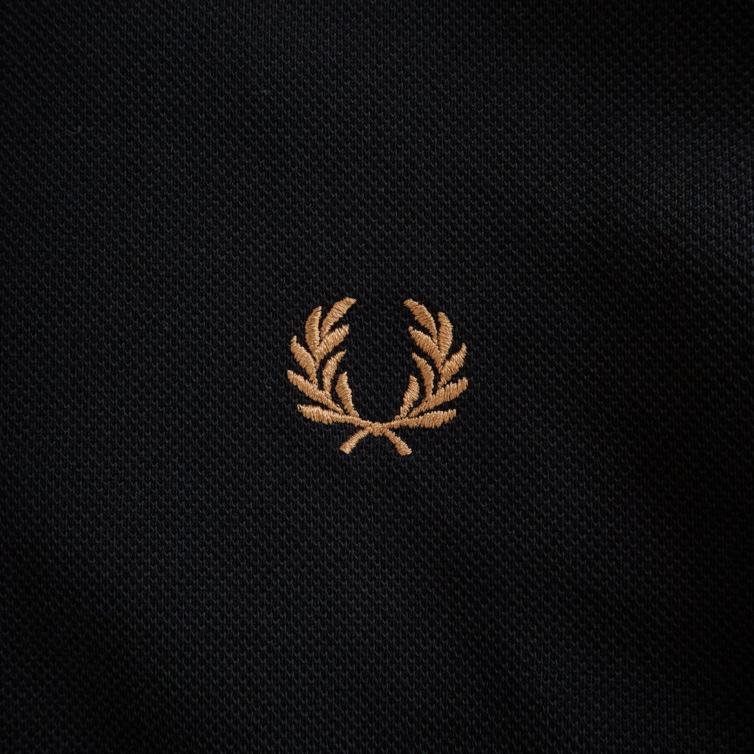 FRED PERRY [フレッドペリー] 別注 ツインティップライン ワイドシルエット鹿の子Tシャツ [FPM-26S-021JF] BLACK/DARK