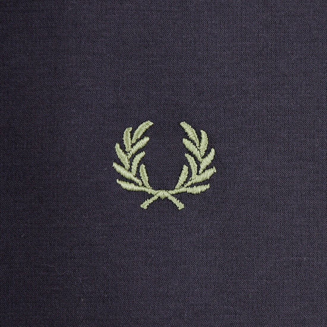 FRED PERRY [フレッドペリー] 別注 ツインティップライン ワンポイントロゴ刺繍 ショートポンチTシャツ [FPW-26S-034-JF] ANCHOR GRE