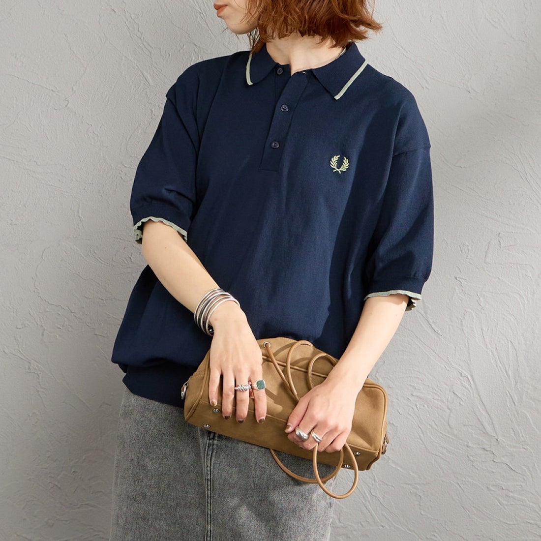 FRED PERRY ティップライン長袖ポロシャツ FRED PERRY（フレッドペリー） ロングスリーブ ツインティップド