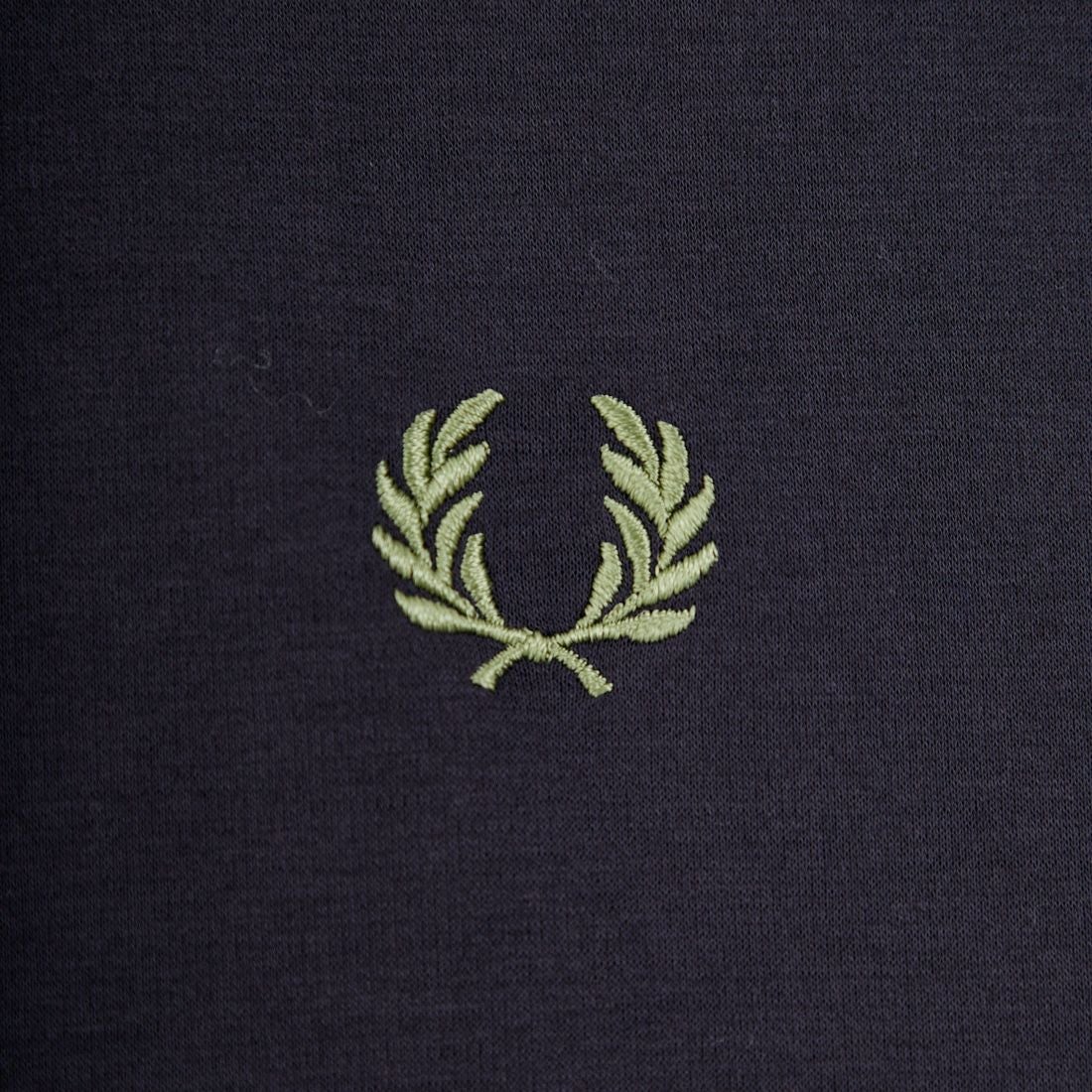 FRED PERRY [フレッドペリー] 別注 ワンポイントロゴ刺繍 ポンチドローコードTシャツ [FPM-26S-022JF] ANCHOR GRE