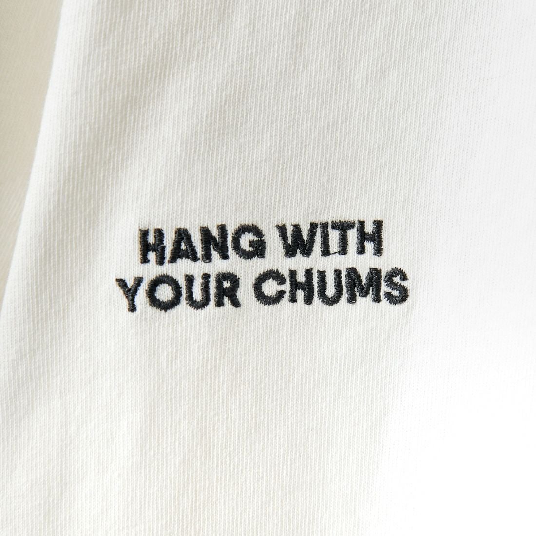 CHUMS [チャムス] 別注 ヒストリーロゴ バックプリント ショートスリーブTシャツ [CH01-2842-JF] W001 WHITE