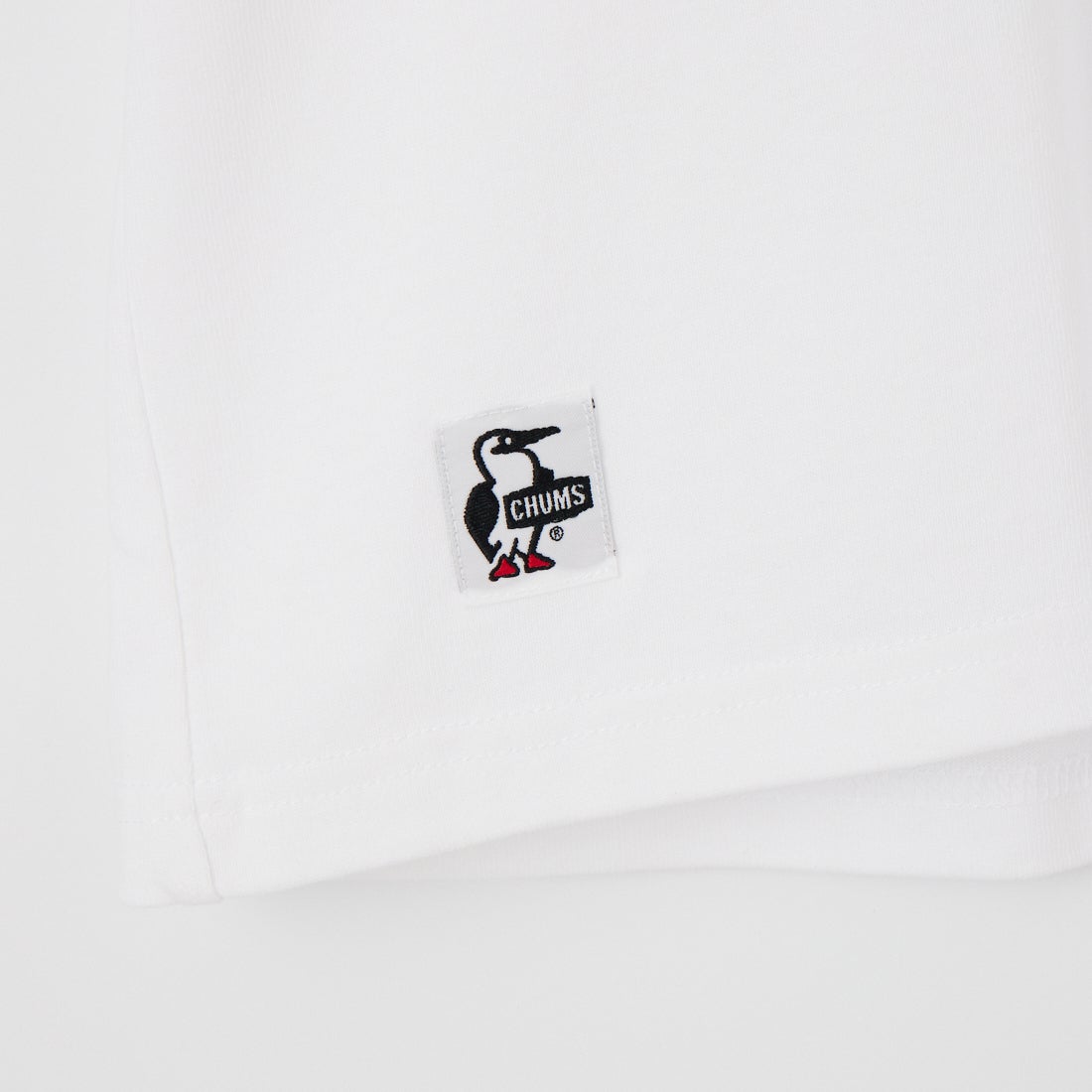 CHUMS [チャムス] 別注 ヒストリーロゴ バックプリント ショートスリーブTシャツ [CH01-2842-JF] W001 WHITE