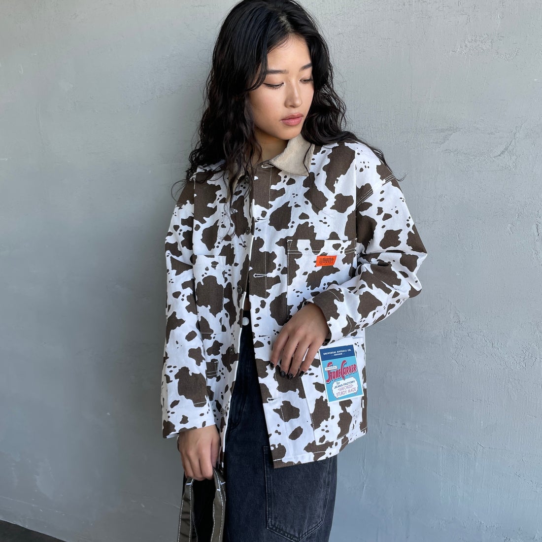 COW&&モデル身長：162cm 着用サイズ：S&&