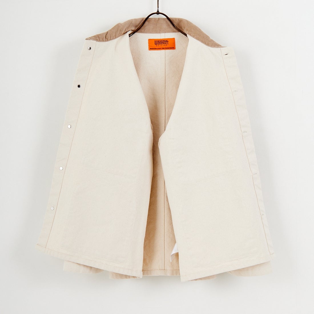UNIVERSAL OVERALL [ユニバーサルオーバーオール] 別注 コーデュロイ襟 カバーオールジャケット [U2612225IN-JF] ｷﾅﾘ