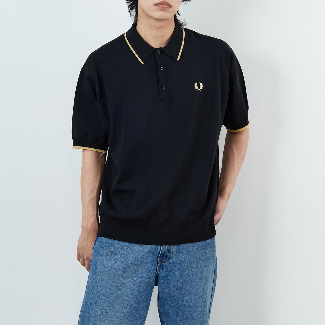 BLACK/CHAM&&モデル身長：179cm 着用サイズ：L&&