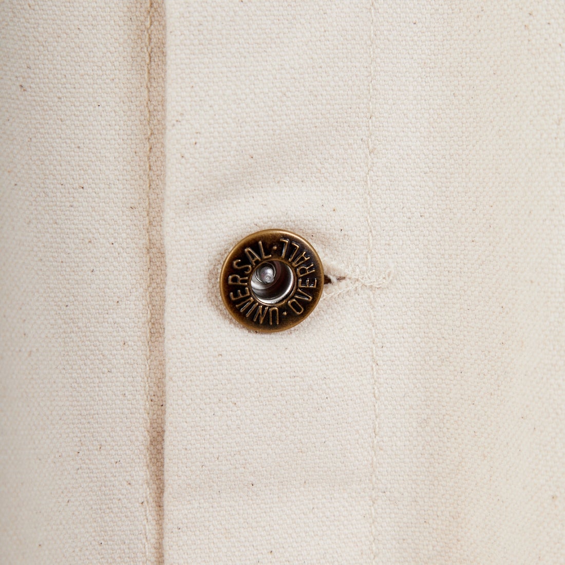 UNIVERSAL OVERALL [ユニバーサルオーバーオール] 別注 コーデュロイ襟 カバーオールジャケット [U2613225IN-JF] IVORY