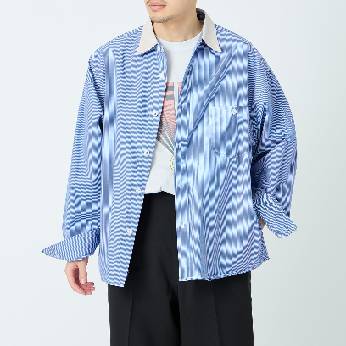 BLUE ST2&&モデル身長：168cm 着用サイズ：M&&