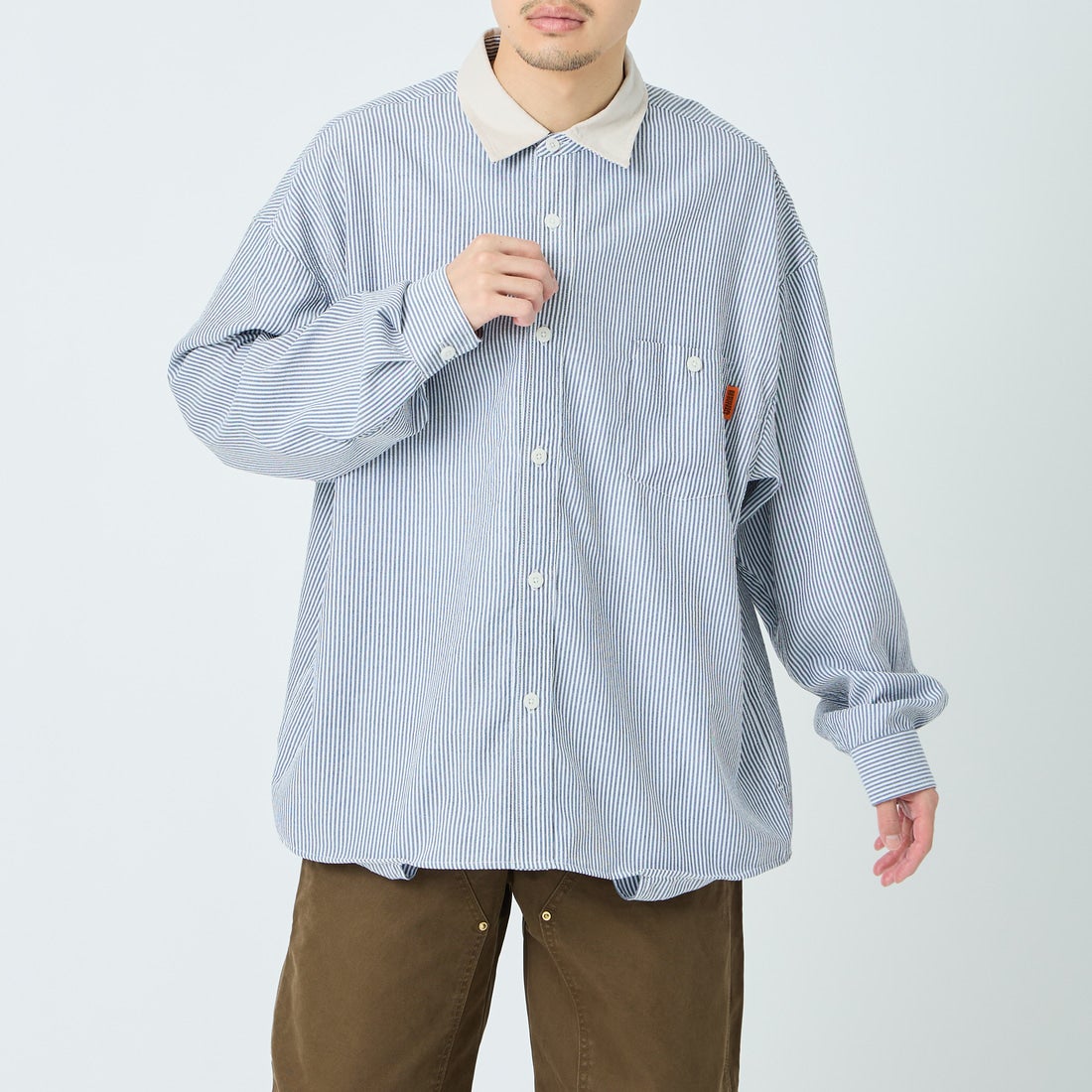 BLUE ST1&&モデル身長：168cm 着用サイズ：L&&
