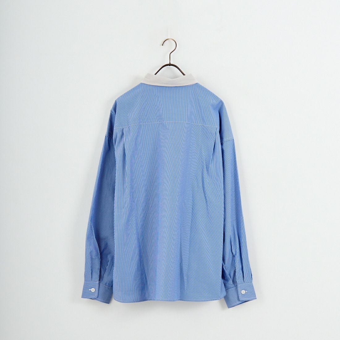 UNIVERSAL OVERALL [ユニバーサルオーバーオール] 別注 ビッグシルエット パジャマシャツ [U2611100IN-JF] BLUE ST2