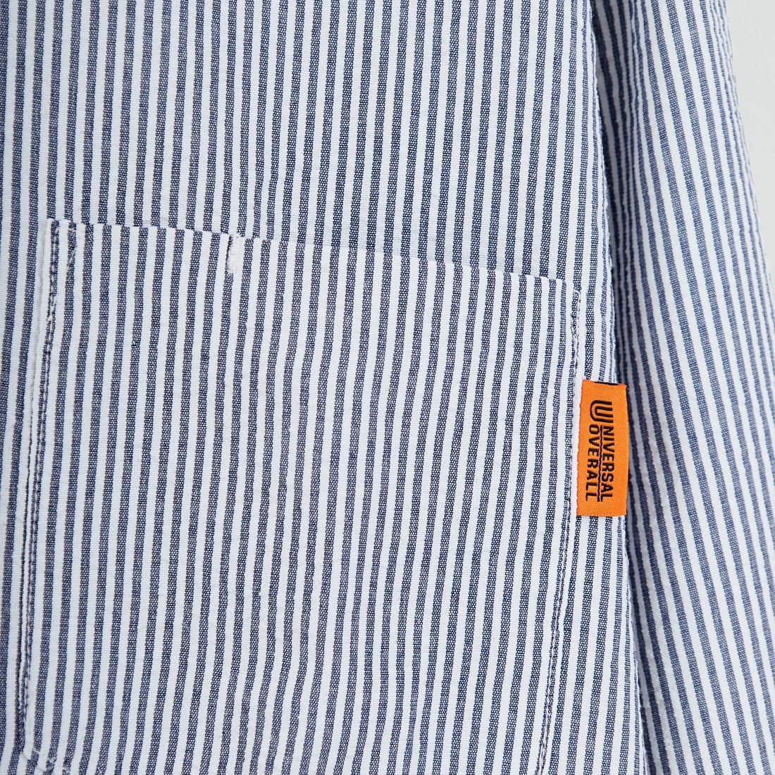 UNIVERSAL OVERALL [ユニバーサルオーバーオール] 別注 ビッグシルエット パジャマシャツ [U2611100IN-JF] BLUE ST1