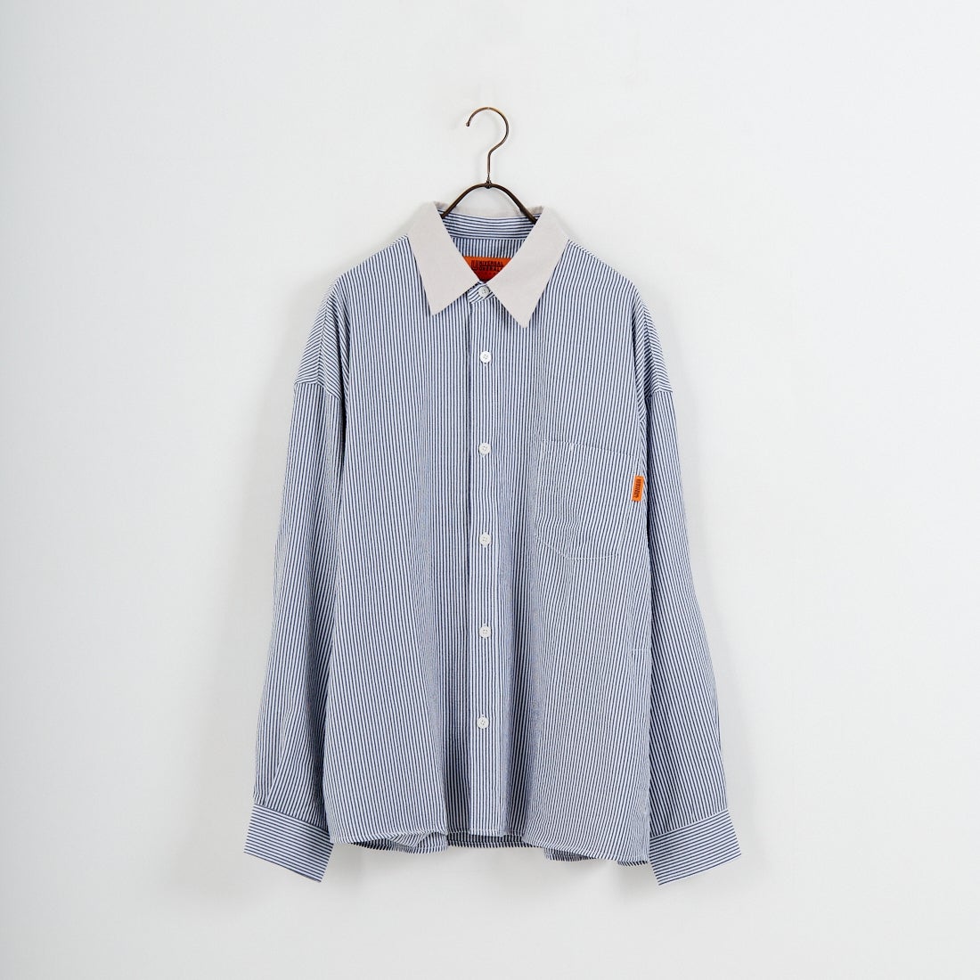 UNIVERSAL OVERALL [ユニバーサルオーバーオール] 別注 ビッグシルエット パジャマシャツ [U2611100IN-JF] BLUE ST1