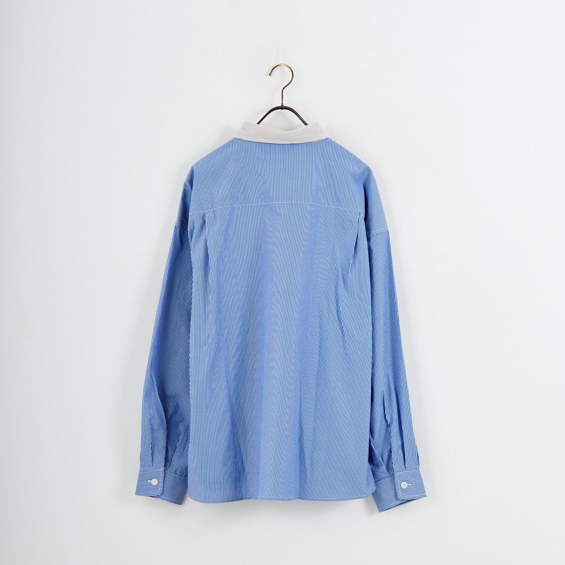 UNIVERSAL OVERALL [ユニバーサルオーバーオール] 別注 ビッグシルエット パジャマシャツ [U2611100IN-JF] BLUE ST2