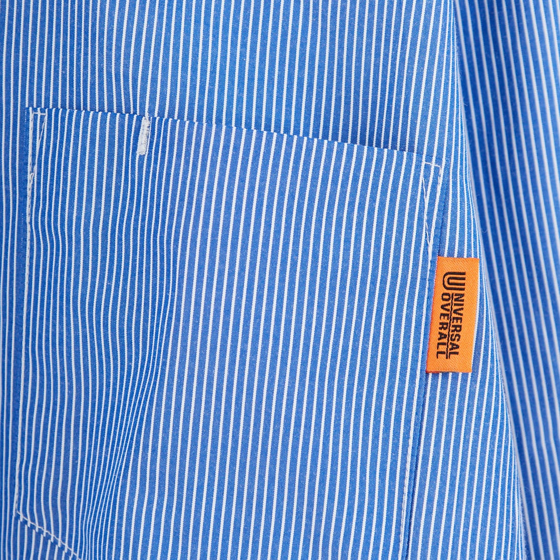 UNIVERSAL OVERALL [ユニバーサルオーバーオール] 別注 ビッグシルエット パジャマシャツ [U2611100IN-JF] BLUE ST2