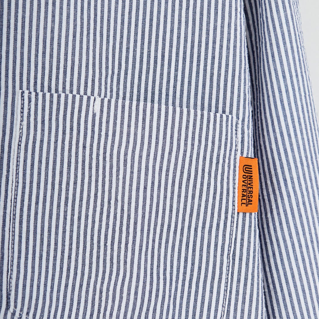 UNIVERSAL OVERALL [ユニバーサルオーバーオール] 別注 ビッグシルエット パジャマシャツ [U2611100IN-JF] BLUE ST1