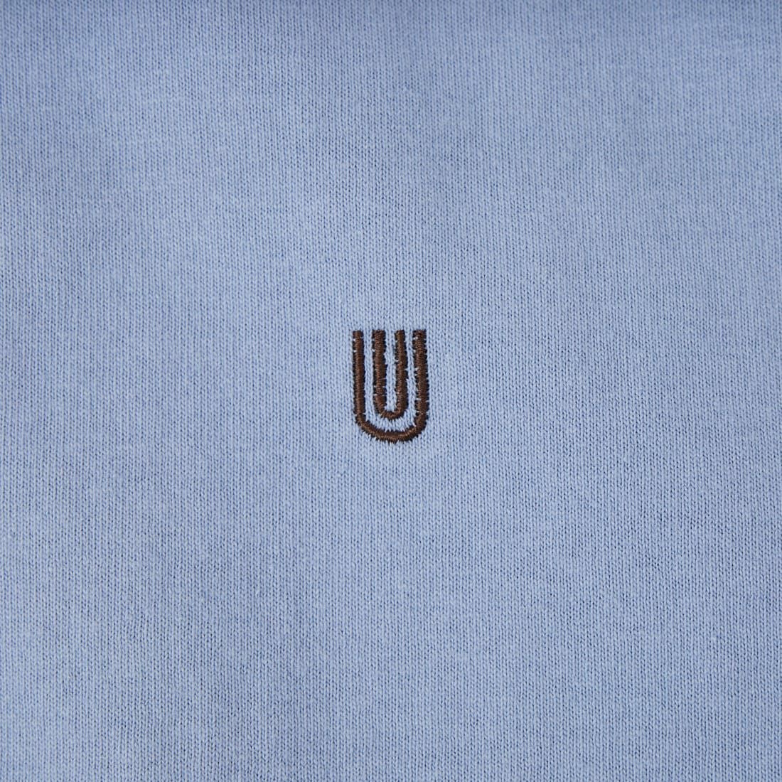 UNIVERSAL OVERALL [ユニバーサルオーバーオール] 別注 ワンポイントロゴ刺繍 ロングスリーブTシャツ [U2613215IN-JF] BGRY/BRN