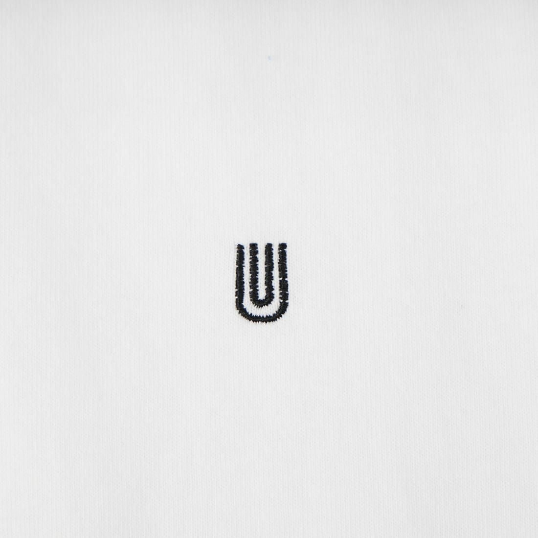 UNIVERSAL OVERALL [ユニバーサルオーバーオール] 別注 ワンポイントロゴ刺繍 ロングスリーブTシャツ [U2613215IN-JF] WHITE