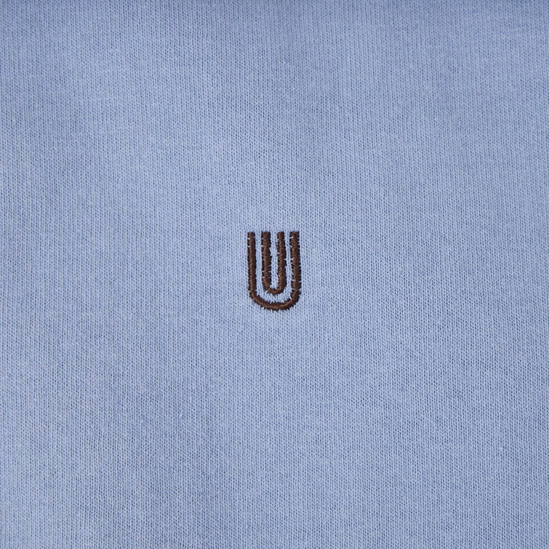 UNIVERSAL OVERALL [ユニバーサルオーバーオール] 別注 ワンポイントロゴ刺繍 ロングスリーブTシャツ [U2613215IN-JF] BGRY/BRN