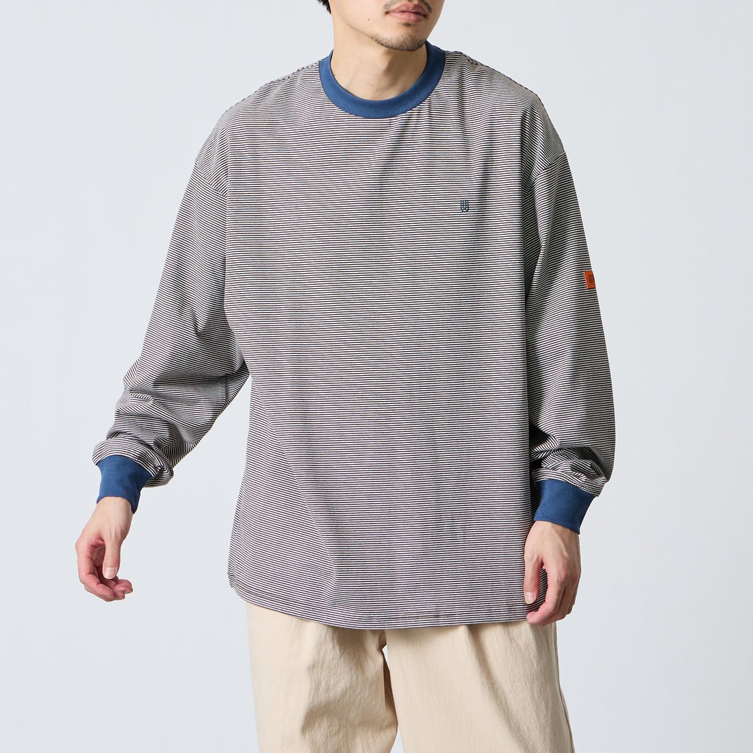 BRN.BGE&&モデル身長：168cm 着用サイズ：L&&