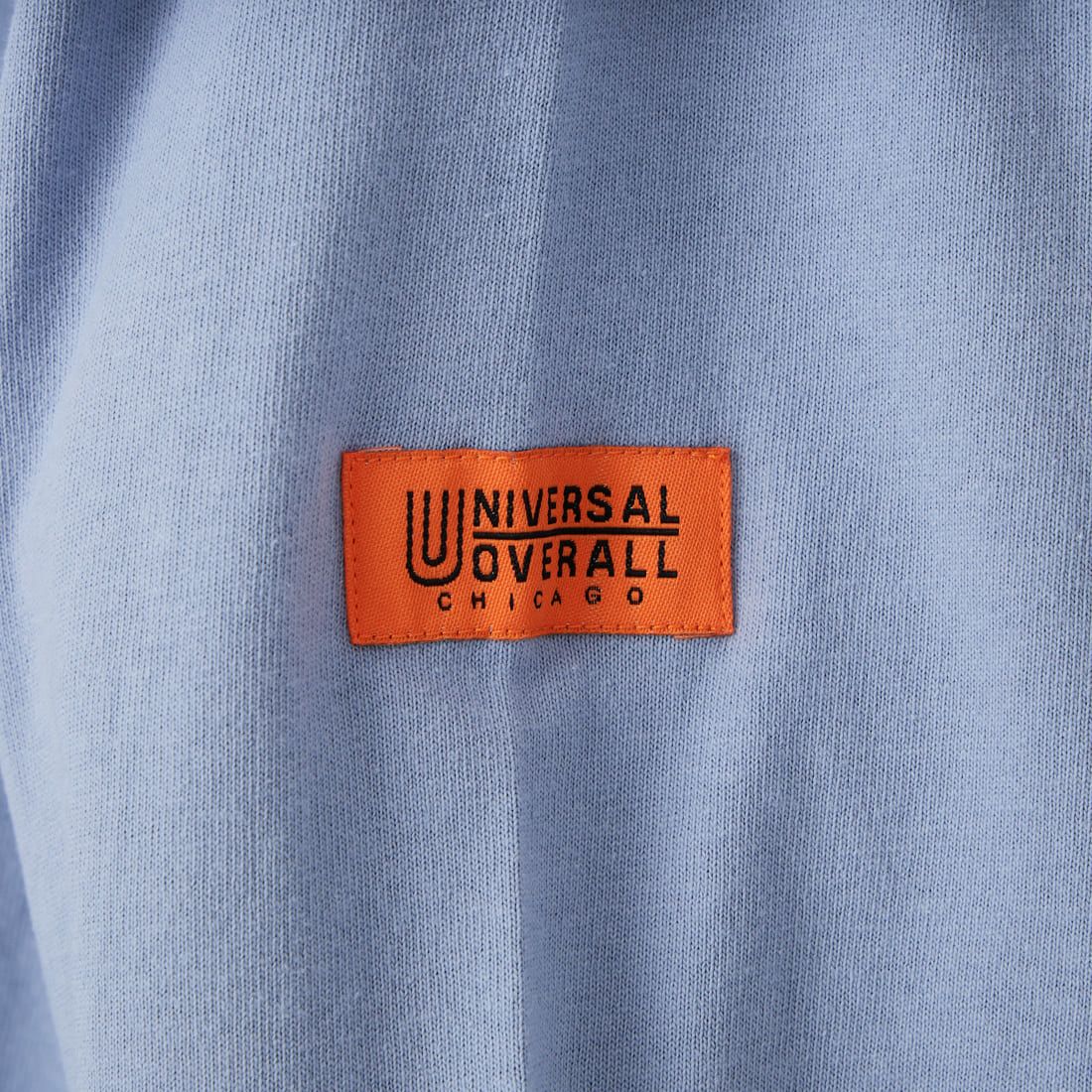 UNIVERSAL OVERALL [ユニバーサルオーバーオール] 別注 ワンポイントロゴ刺繍 ロングスリーブTシャツ [U2613215IN-JF] BGRY/BRN