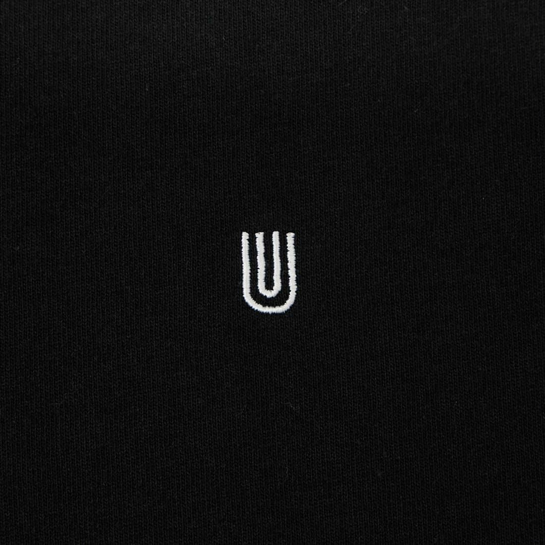 UNIVERSAL OVERALL [ユニバーサルオーバーオール] 別注 ワンポイントロゴ刺繍 ロングスリーブTシャツ [U2613215IN-JF] BLACK