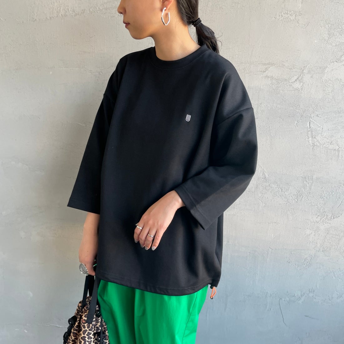BLACK&&モデル身長：156cm 着用サイズ：S&&