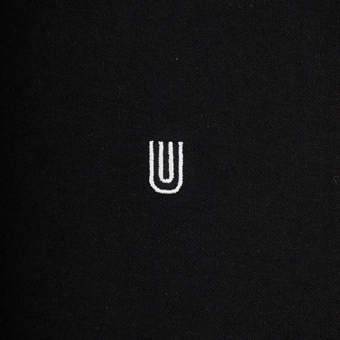 UNIVERSAL OVERALL [ユニバーサルオーバーオール] 別注 7分袖ドローコード付きポンチTシャツ [U2611280IN-JF] BLACK