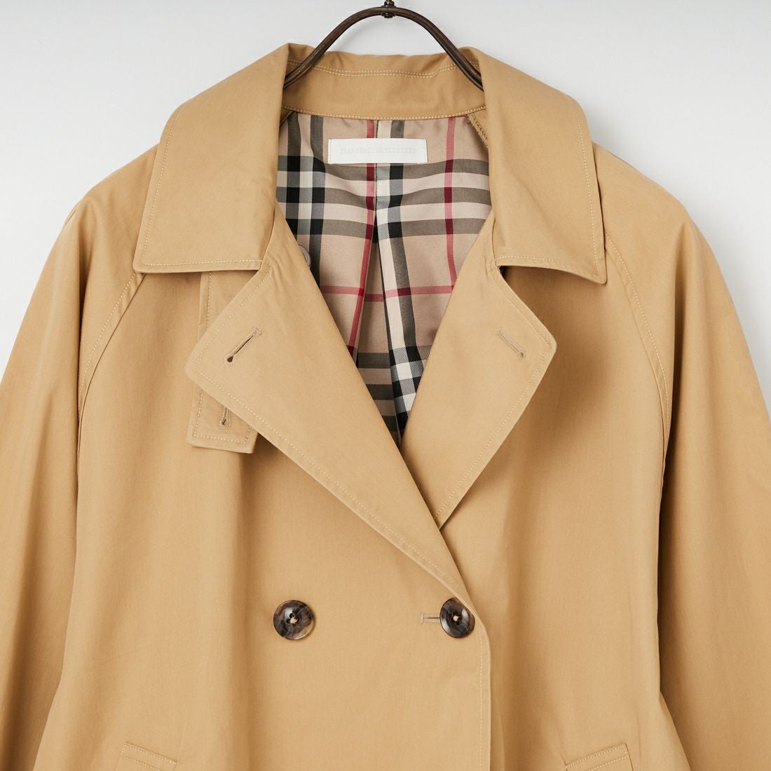 Jeans Factory Clothes [ジーンズファクトリークローズ] ミドル丈Aライントレンチコート [IN2-CT-6] 12 BEIGE