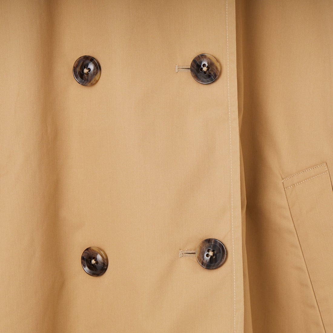 Jeans Factory Clothes [ジーンズファクトリークローズ] ミドル丈Aライントレンチコート [IN2-CT-6] 12 BEIGE