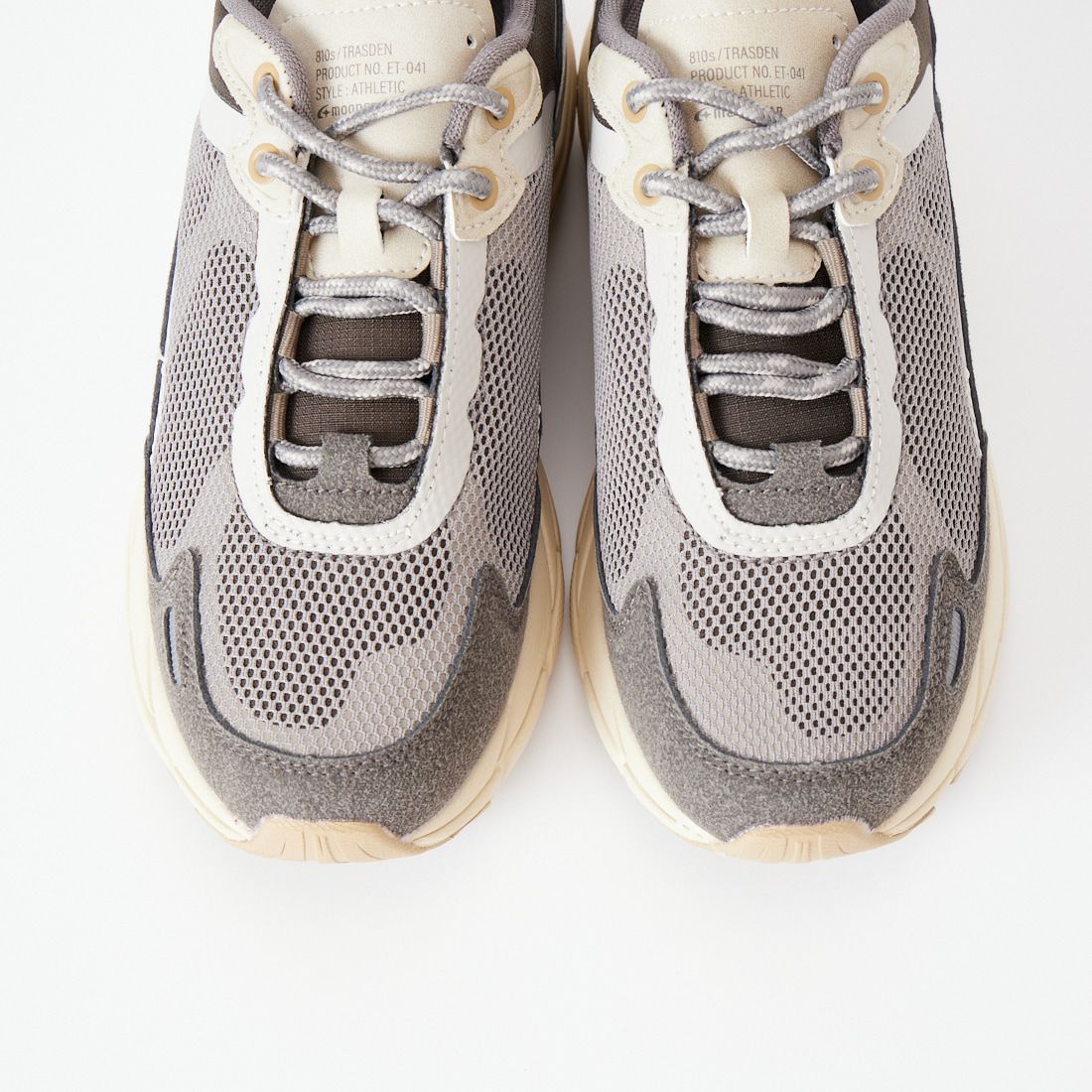810s [エイトテンス] スニーカー [TRASDEN] BEIGE MULT