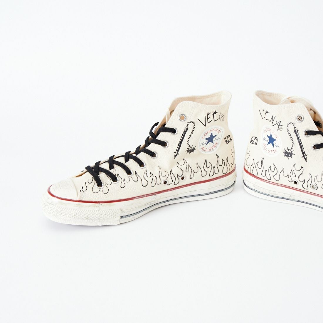 CONVERSE [コンバース] オールスター エイジド 87 HC HI / ストレンジャー シングス 5 [AS-AGED-87-HC-HI] ﾅﾁｭﾗﾙ