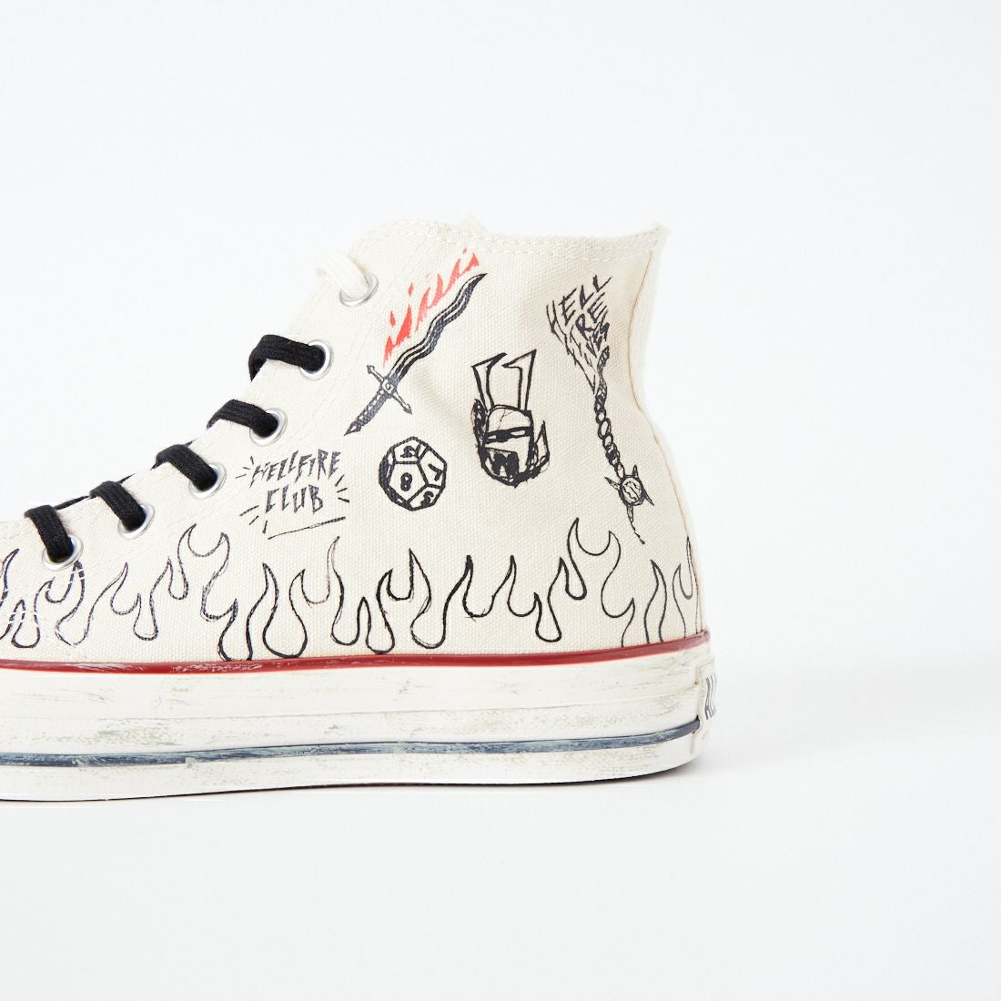 CONVERSE [コンバース] オールスター エイジド 87 HC HI / ストレンジャー シングス 5 [AS-AGED-87-HC-HI] ﾅﾁｭﾗﾙ