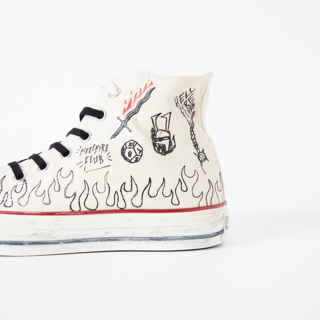 CONVERSE [コンバース] オールスター エイジド 87 HC HI / ストレンジャー シングス 5 [AS-AGED-87-HC-HI] ﾅﾁｭﾗﾙ