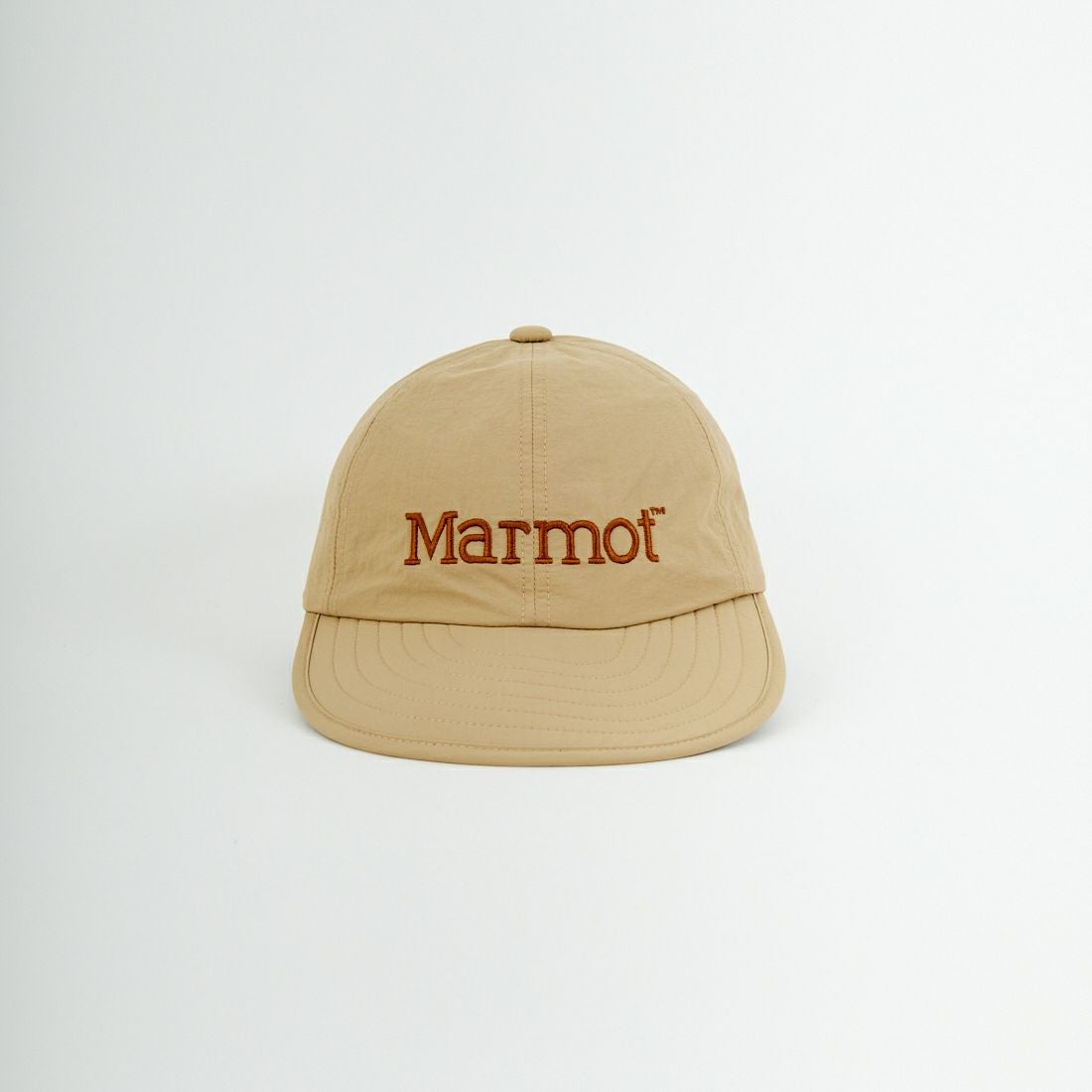 Marmot [マーモット] 別注 ブランドロゴ ロングビルキャップ [MTSS26UHG342IN-JF] LT.BEIGE